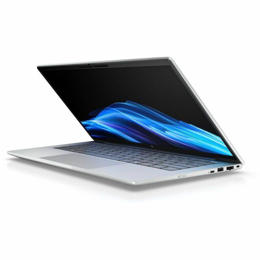 Alt View 3. HP - HP EliteBook 8 G1i 14" Notebook - WUXGA - 60 Hz - Intel Core Ultra 5 235U - vPro Technology - 16 GB - 512 GB SSD - Engli - Glacier Silver.