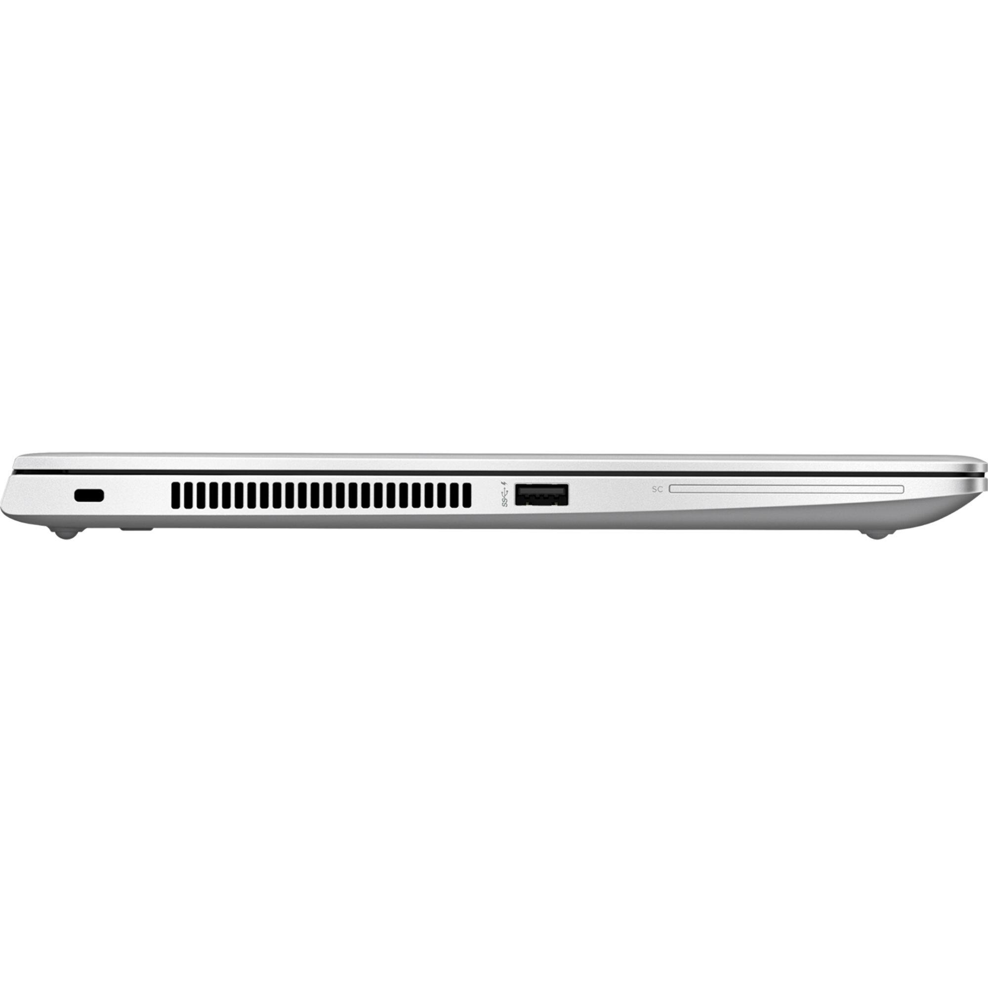 Alt View 4. HP - EliteBook 840 G6 14" FHD Intel Core i5-8365U 1.6 GHz 16 GB DDR4 256 GB SSD Intel UHD Graphics 620 Windows 11 Pro Laptop - Silver.