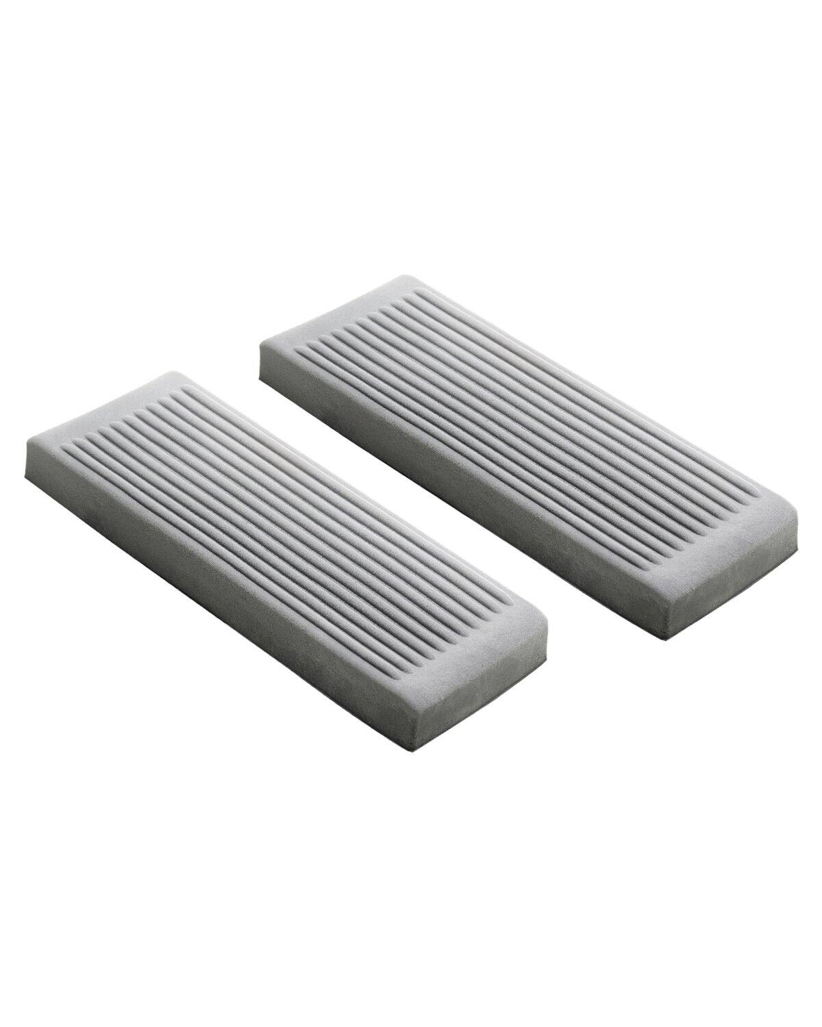 Glintex - Sponge Mop Head Replacement 2-Pack, High-Density PU Sponge with Hook Loop for Floor Cleaning Tools