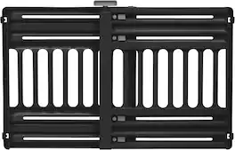 IRIS USA - 24"-39" Portable Plastic Expandable Pet Gate, Adjustable Pet Barrier, 25" Tall