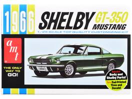 Skill 2 Model Kit 1966 Shelby Mustang GT-350 1/25 Scale Model by AMT - Green