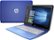 Alt View 14. HP - Stream 13.3" Touch-Screen Laptop - Intel Celeron - 2GB Memory - 32GB Flash Storage - Horizon Blue/Light Turquoise.