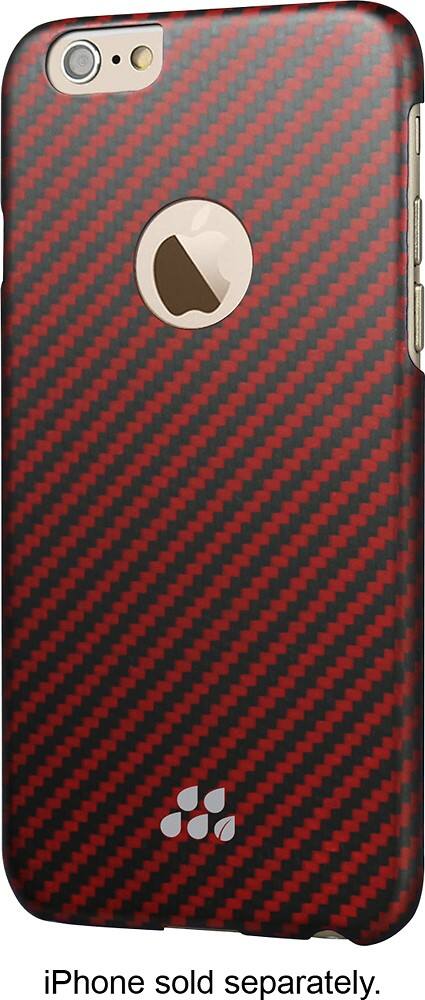 Front. Evutec - S Series KOZANE Case for Apple® iPhone® 6 and 6s - Black/Red.