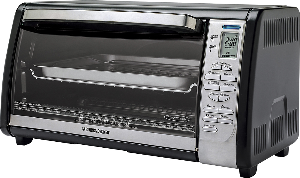 Best Buy: Black & Decker Convection Toaster/Pizza Oven Silver TO1635B