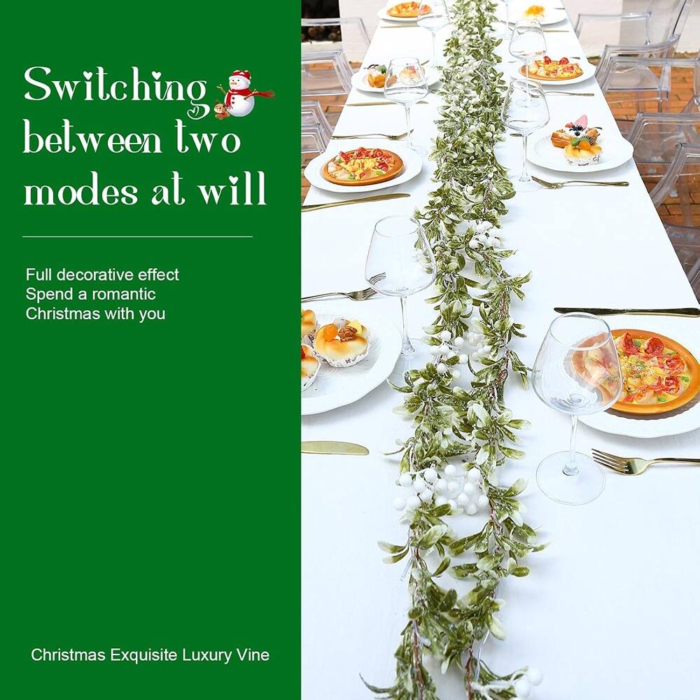 Switching between two modes at will

Full decorative effect  
Spend a romantic Christmas with you

Christmas Exquisite Luxury Vine