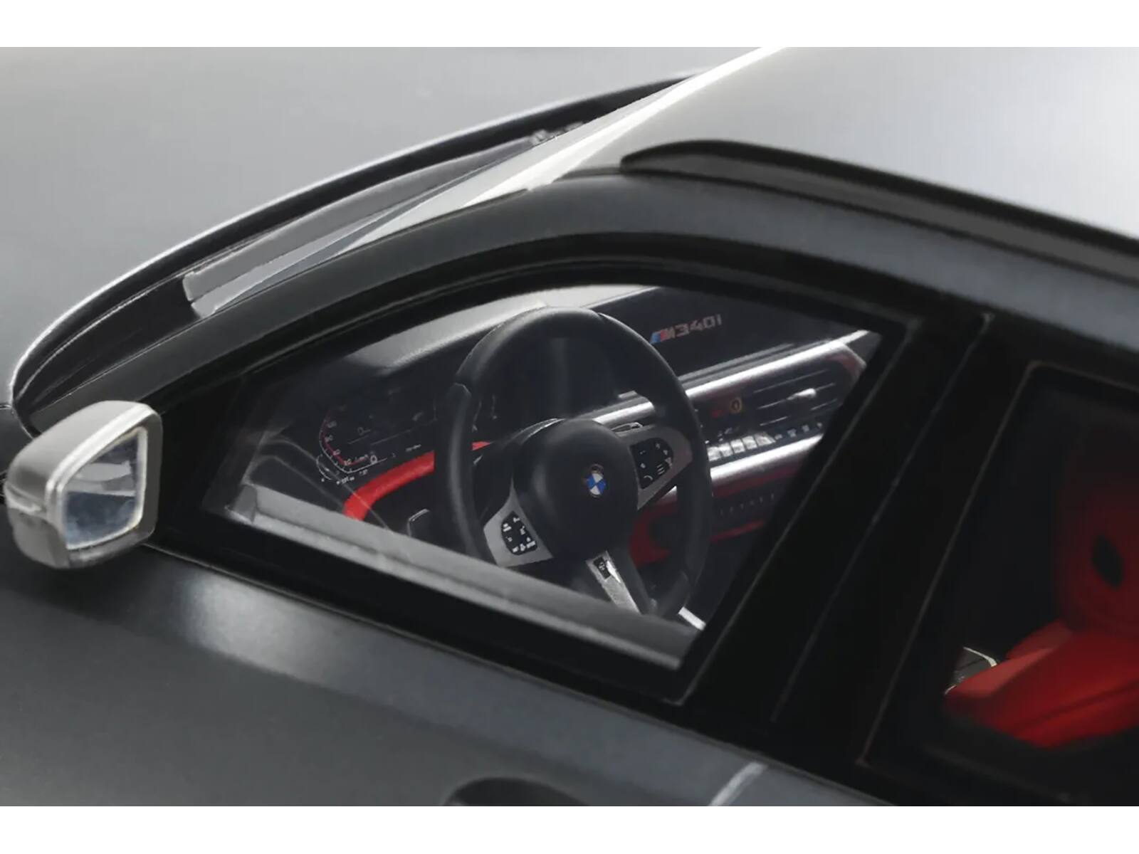 Angle. GT Spirit - 2019 BMW M340i Xdrive M Gray Metallic 1/18 Model Car by GT Spirit - Gray Metallic.