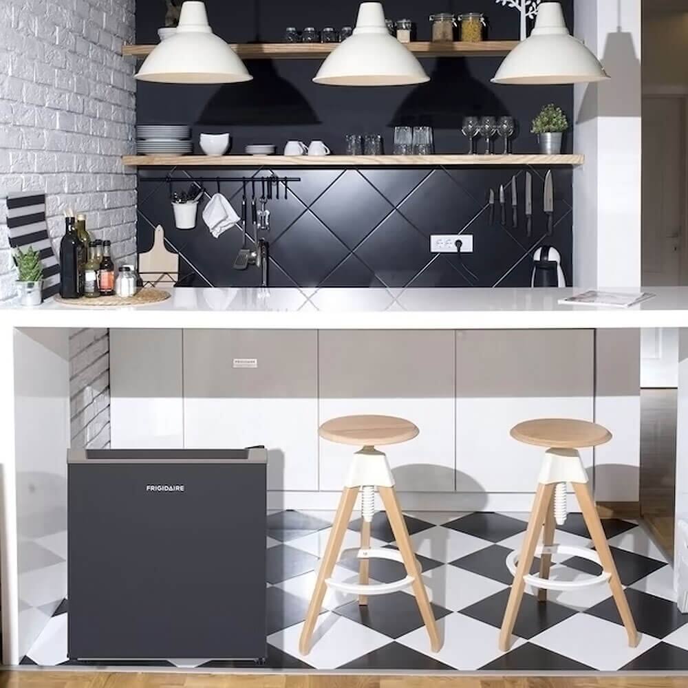 Alt View 1. Frigidaire - Frigidaire EFR190SLATE 1.6 Cu. Ft. Slate Compact Refrigerator - Black.