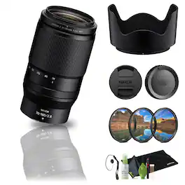 Nikon - NIKKOR Z 70-180mm f/2.8 Standard Zoom Lens for Z Mount Cameras (20120) - Bundle - Black