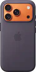 Front. Apple - iPhone 17 Pro TechWoven Case with MagSafe - Purple.