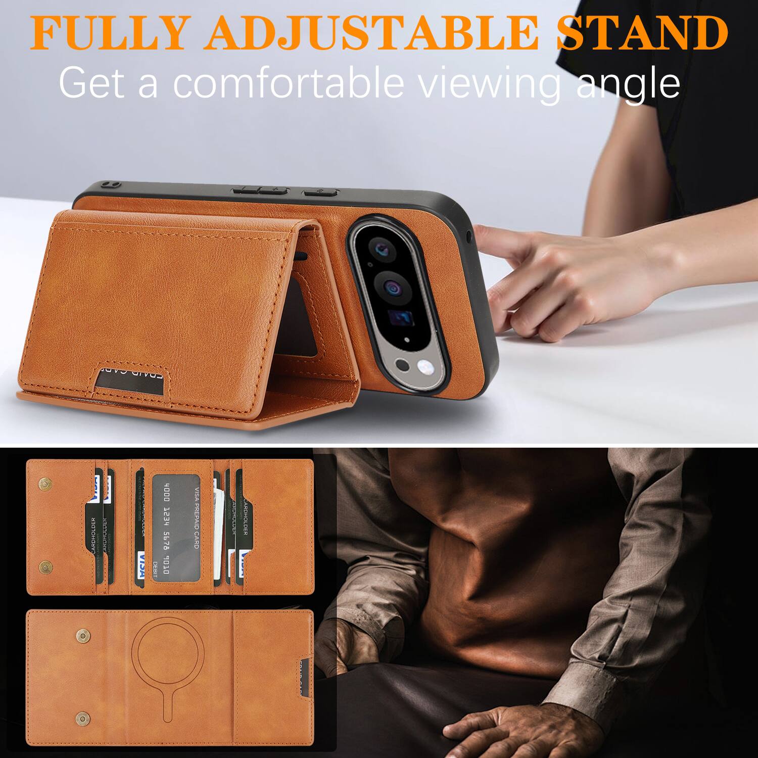 FULLY ADJUSTABLE STAND  
Get a comfortable viewing angle