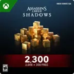 Xbox Series X is Assassin's Creed Shadows, which is rated Mature 12+. The game costs 2,300, but with a special offer, you can get 2,000 + 300 FREE.
