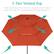 3-Tier Vented Top
Three openings allow hot air to escape and winds to pass through for overall stability & ideal relaxation