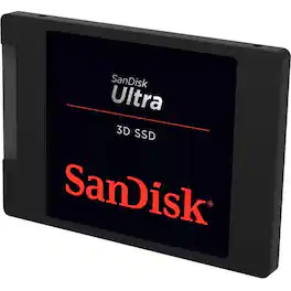 SanDisk - Ultra 1 TB Solid State Drive - 2.5" Internal - SATA (SATA/600) - Notebook, Desktop PC Device Supported - 400 TB