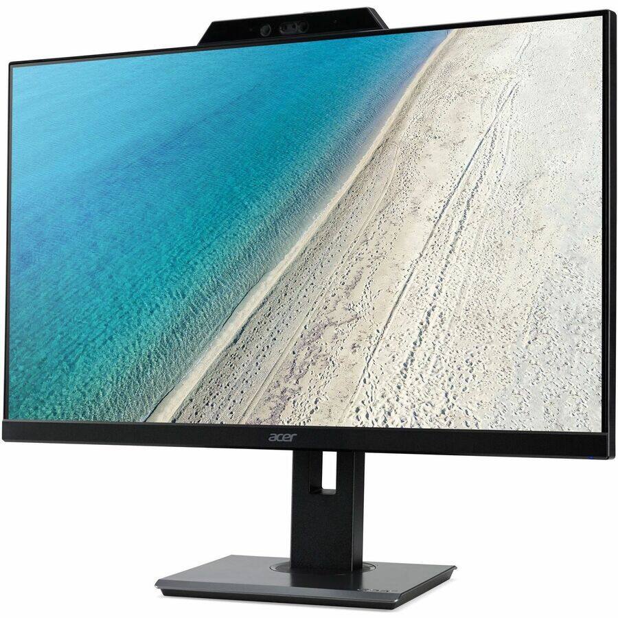 Alt View 3. Acer - Acer Vero B247Y D6 24" Class Webcam LCD Monitor - 16:9 - Black - 23.8" Viewable - 4 ms - Speakers - HDMI - VGA - Black.