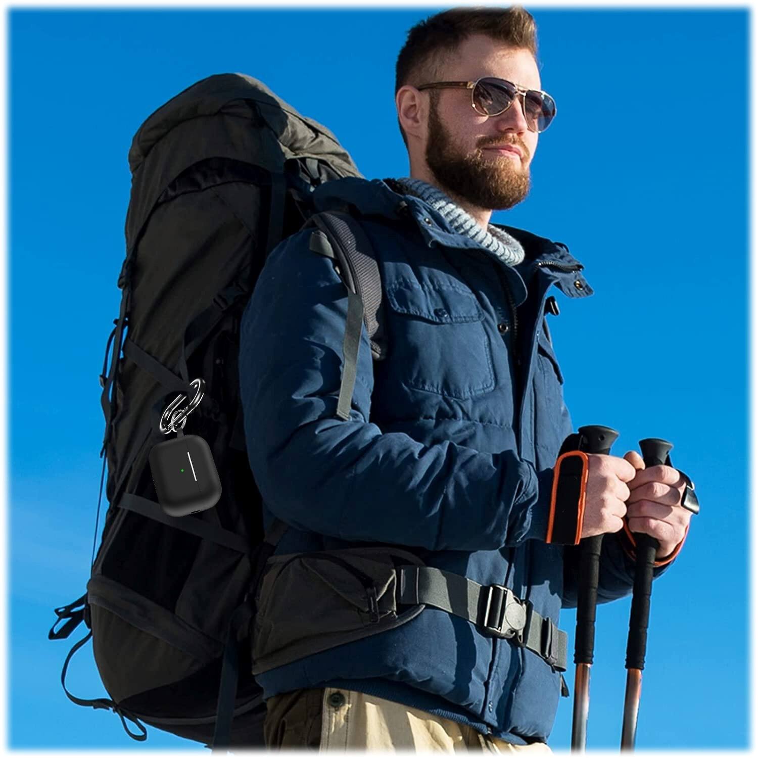 Alt View 16. SaharaCase - Case for Apple AirPods Pro (2nd Generation 2022) - Black.