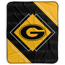 Pegasus - Grambling Tigers 50" x 60" Diamond Logo Fleece Blanket - Multicolor