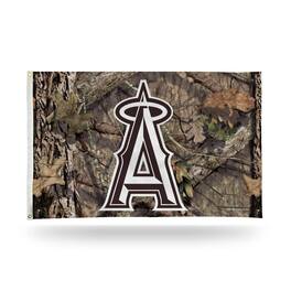 Rico Industries - Los Angeles Angels Bold Mossy Oak Camo Design 3x5 Indoor/Outdoor Banner Flag - Multi