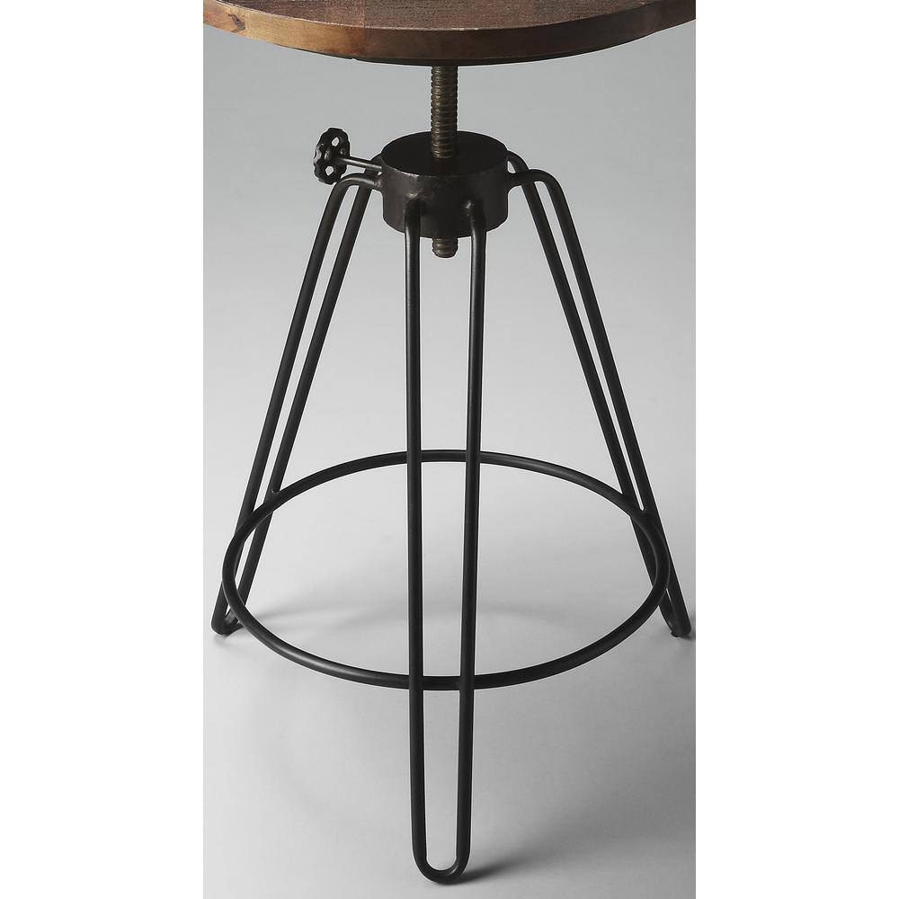 Angle. Butler Specialty - Trenton Metal & Wood Side Table - Multi-Color.