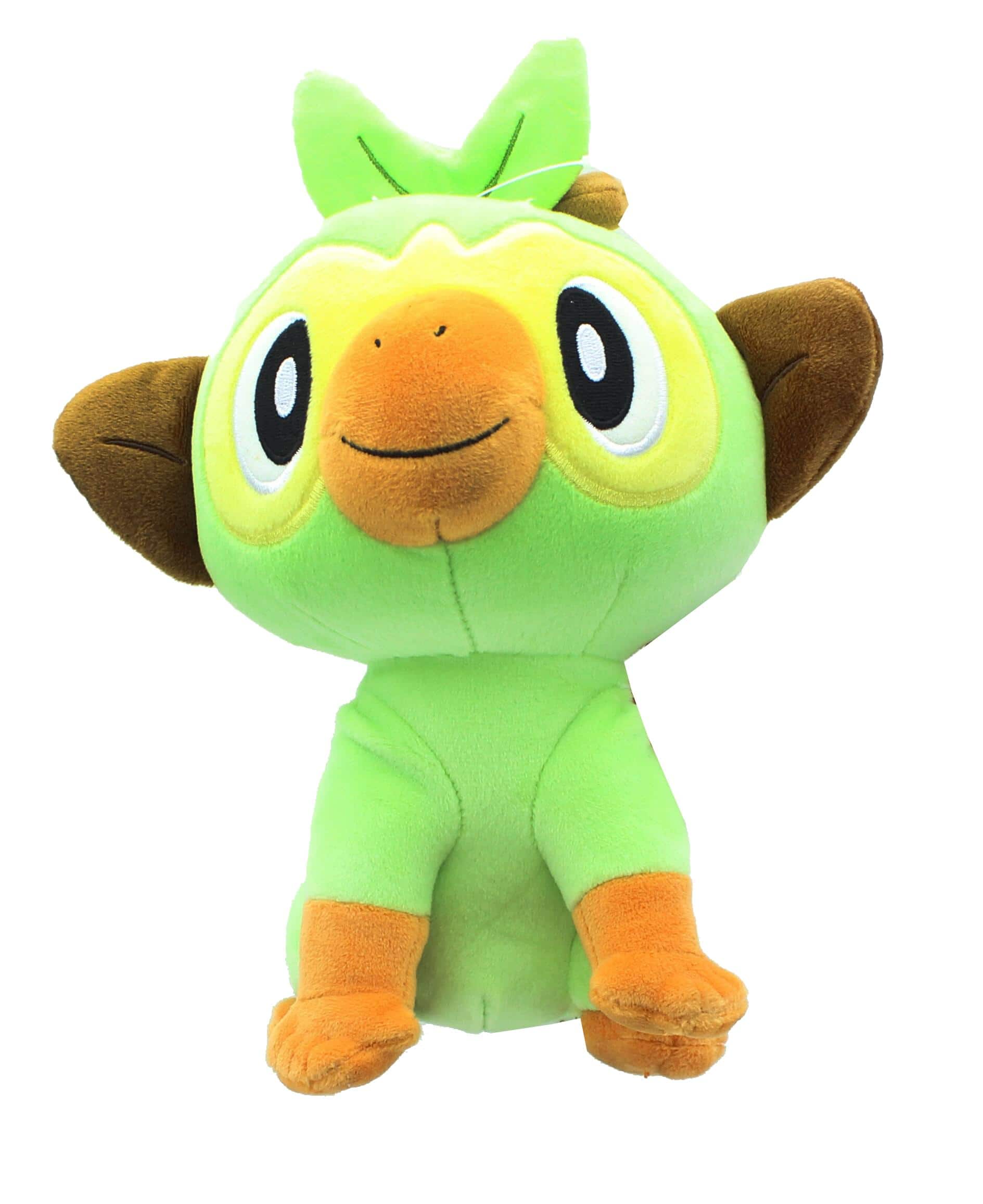 Wicked Cool Toys - Pokémon Sword & Shield 8 Inch Collectible Plush | Grookey - Green