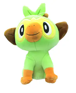 Wicked Cool Toys - Pokémon Sword & Shield 8 Inch Collectible Plush | Grookey - Green
