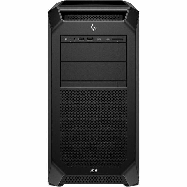 Front. HP - HP Z8 Fury G5 Workstation - 1 x Intel Xeon w5-3535X - 16 GB - 512 GB SSD - Tower - Black - Smart Buy - Intel W790 Chip - Black.
