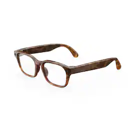 Adventurer - Smart AI glasses — Meta AI, 12MP Camera, Live Translate — Clear Lenses - Classic Tortoise