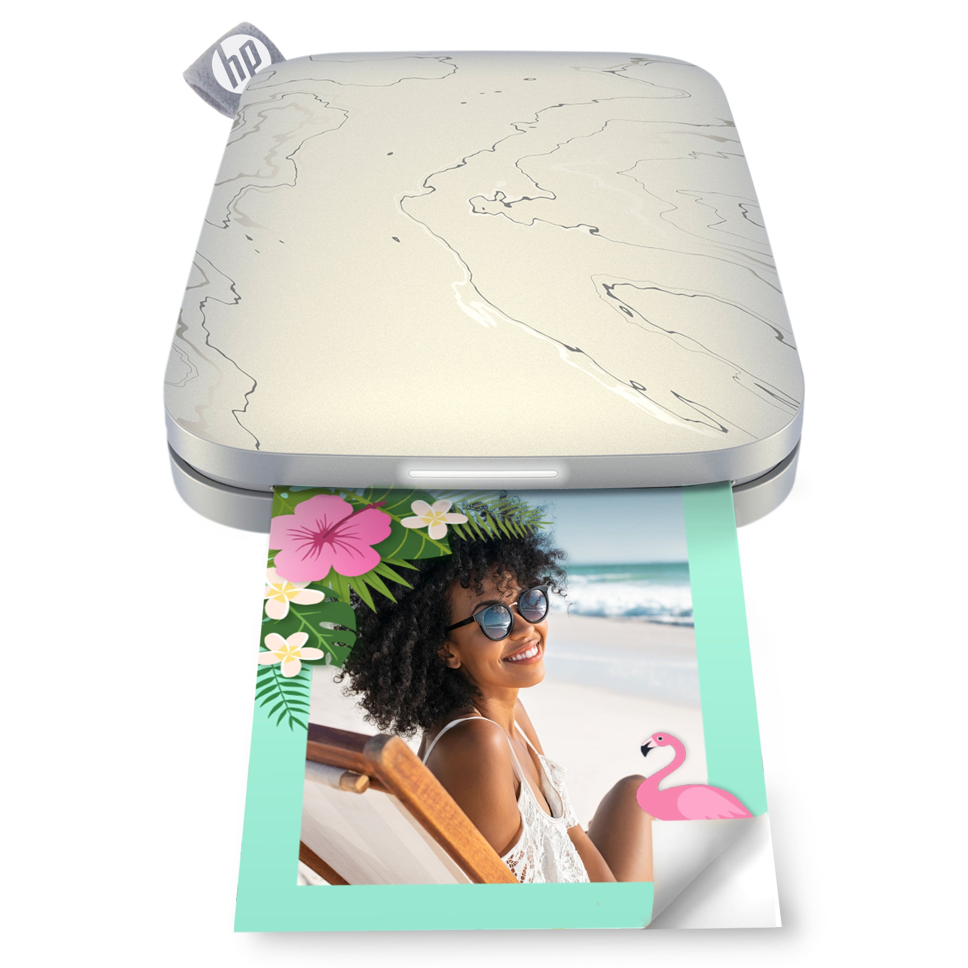 HP - Sprocket Portable 2.3x3.4 Instant Photo Printer, Prints From iOS or Android Devices - Eclipse