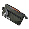 Front. ALPAKA - Zip Pouch Pro - Minimalism Zipper Wallet - RFID Blocking, ID Card Holder,Men’s Wallet with Multi-tool Slot - Dark Green X-Pac VX21.