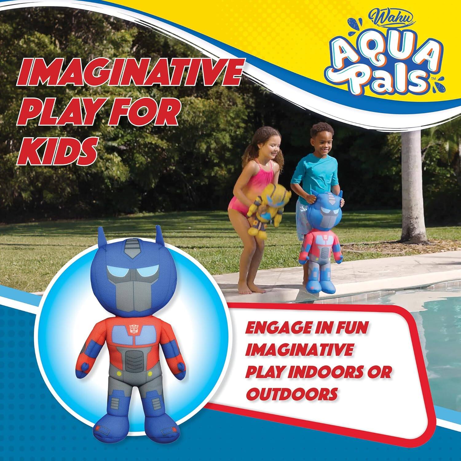 IMAGINATIVE PLAY FOR KIDS

Wahu AQUA Pals

ENGAGE IN FUN IMAGINATIVE PLAY INDOORS OR OUTDOORS
