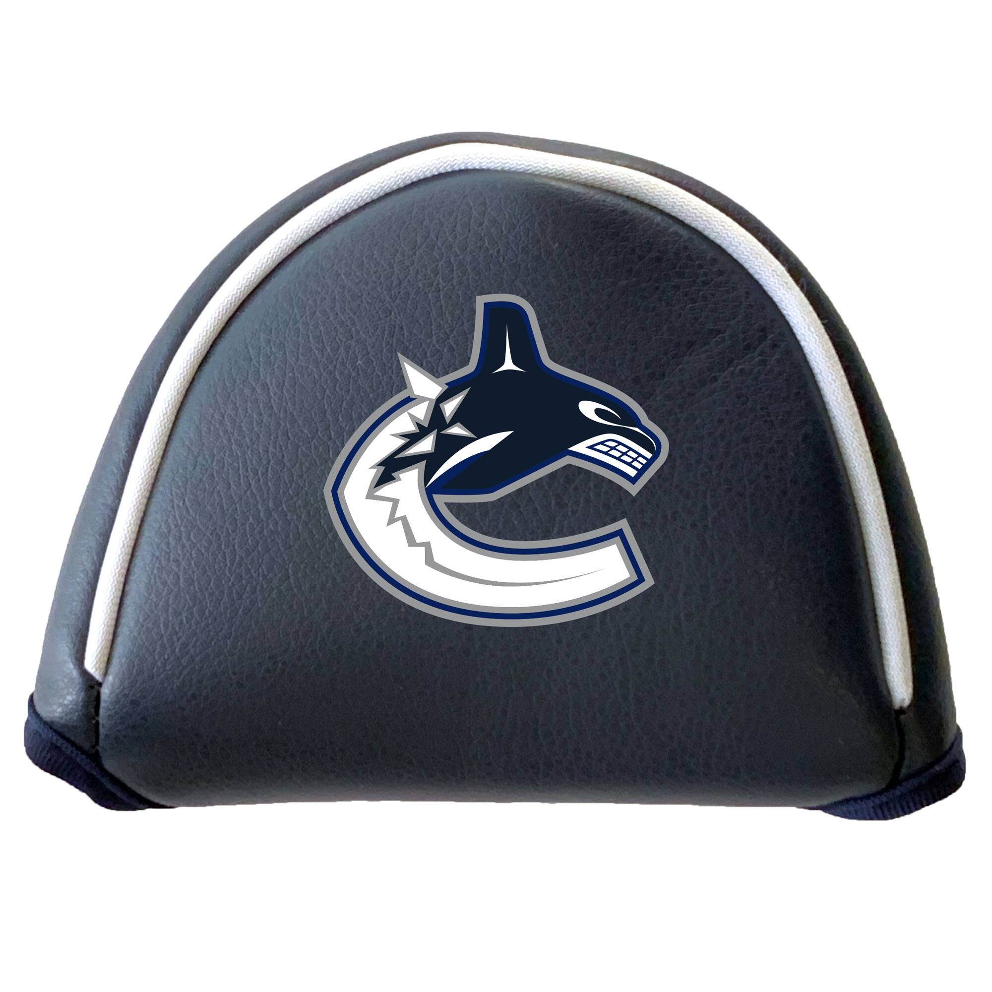 Front. Team Golf - Vancouver Canucks Mallet Putter Cover - Multicolor.