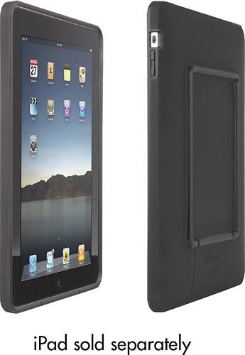 Front Standard. Speck - See-Thru Satin Case for Apple® iPad™ - Black.