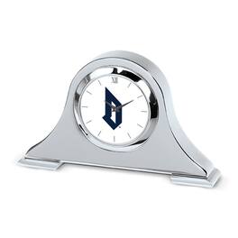 Jardine - Duquesne Dukes Logo Napoleon Desk Clock - Silver