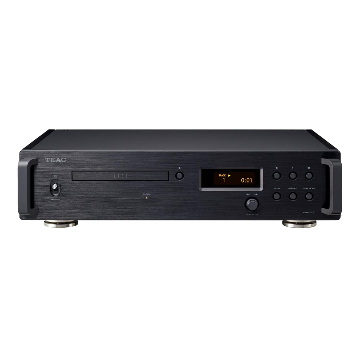 TEAC - VRDS-701T CD Transport with MQA Decoding & External Clock Input - Black