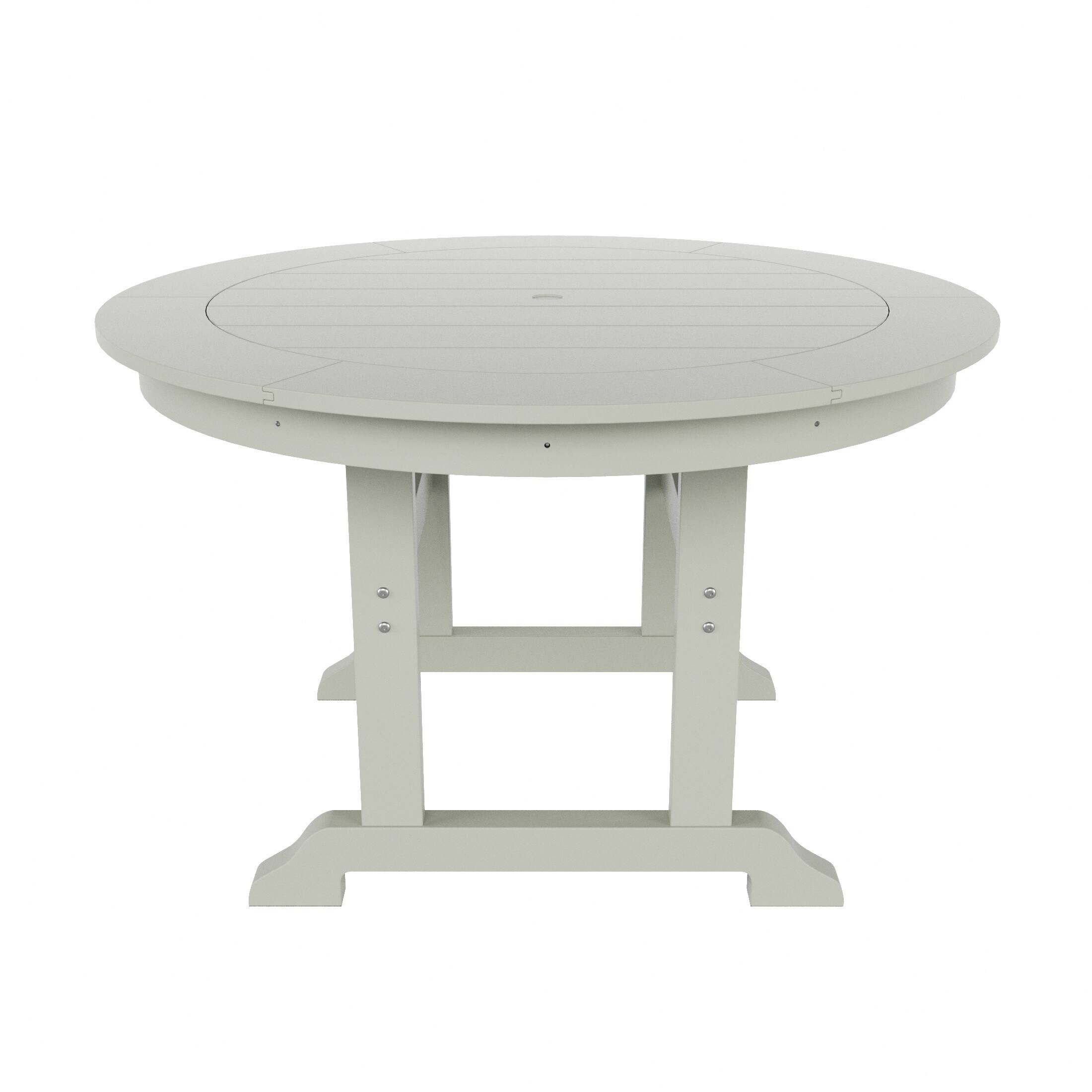 Back. WestinTrends - WestinTrends Malibu 47" Outdoor Patio Round Dining Table - Sand.