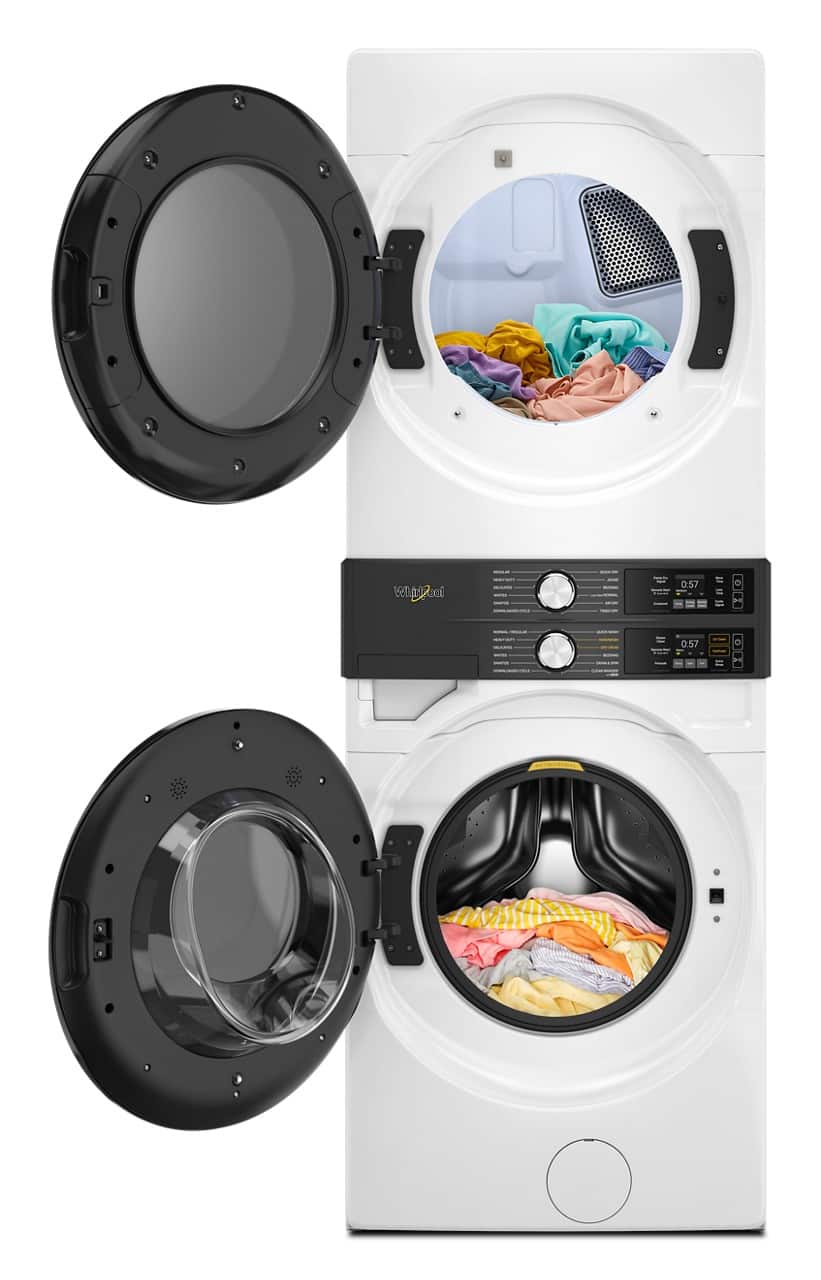 THEREDTHREAD wh×bk Whirlpool 2.7 Cu. Ft. Washer and 4.3 Cu. Ft. Electric Dryer