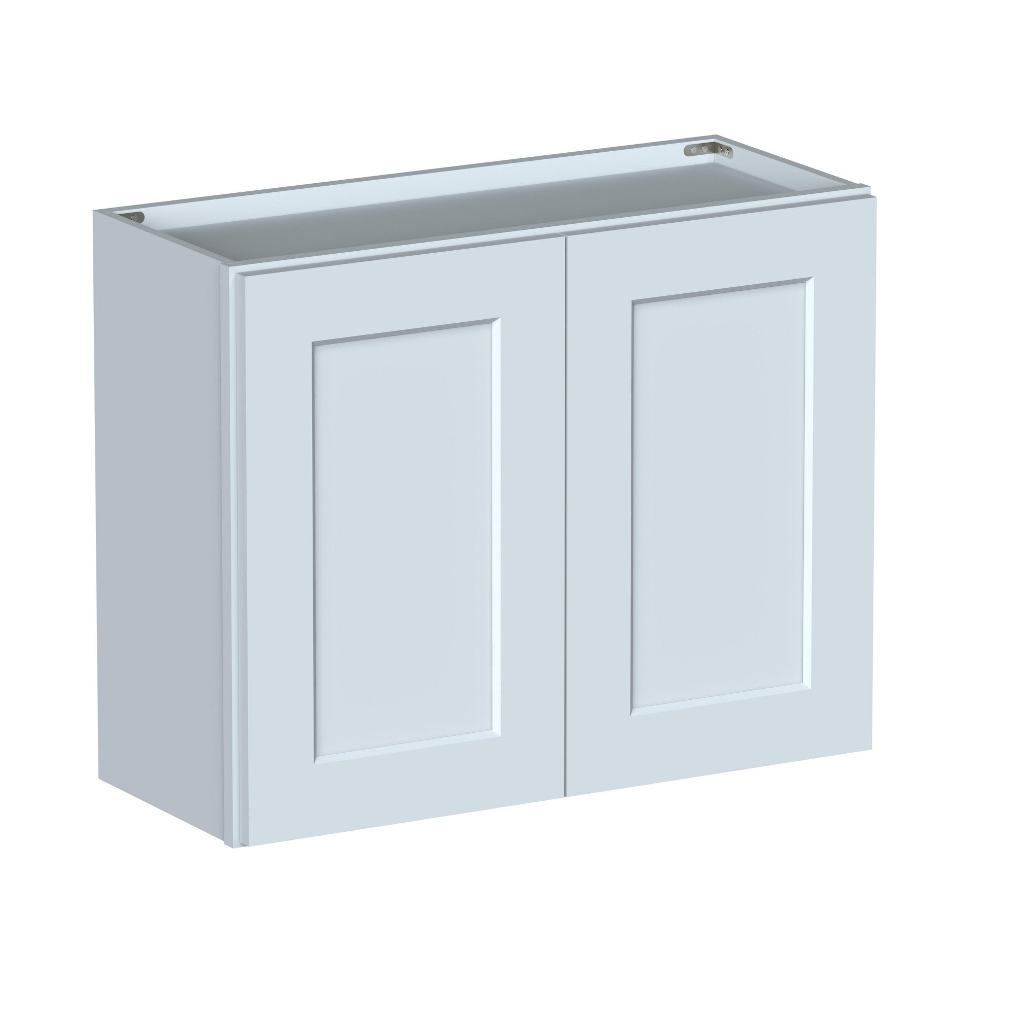 Alt View 1. Boyel Living - 30in.W x12in.D x24in.H Dove Gray WALL CABINET Fully assembled Cabinet With Two HDF Doors - Gray.