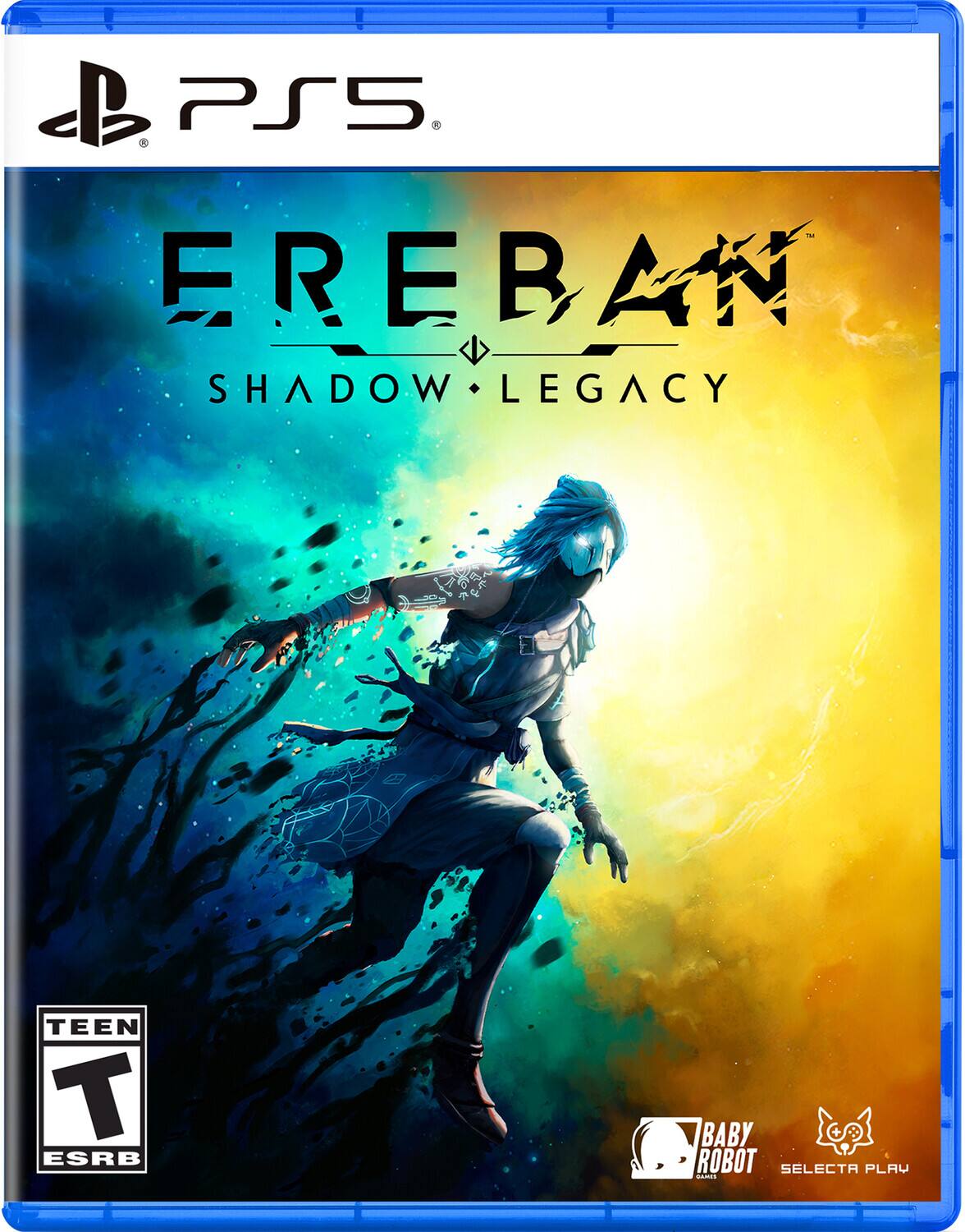 PS5 EREBAN SHADOW LEGACY TEEN T ESRB BBY L US ROBOT SELECTA PLAY