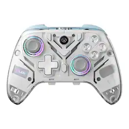 Cluzine - For Switch2 Wireless Game Controller Mechanical Buttons Motion Control Vibration Turbo for PC - White