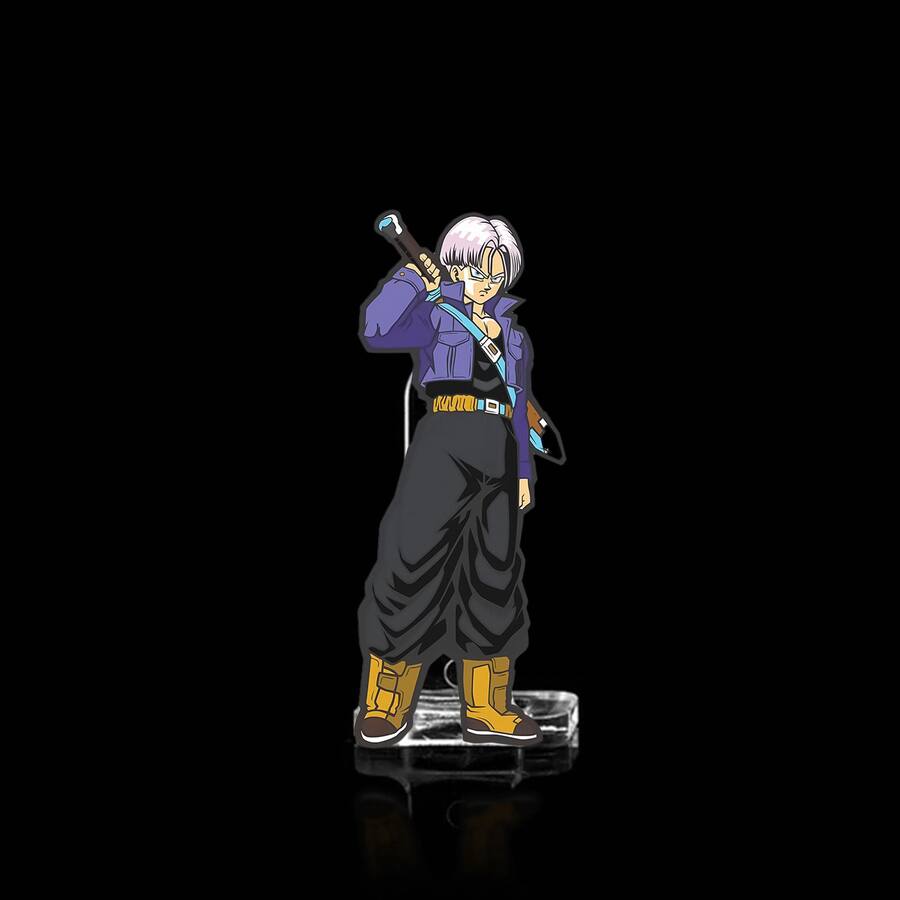 Trunks Dbz Pin CMD Collectibles Dragon Ball Z 3 Inch Collectible Enamel FiGPiN Trunks ...