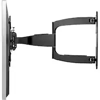 Peerless-AV - SmartMount Articulating, Retractable, Swivel, Tilt Display Wall Mount For Most 37" - 55" Flat Panel Displays - Semi-gloss Black - Alt_View_Zoom_12