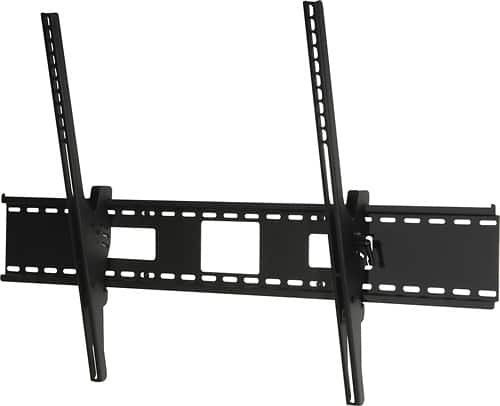 Peerless-AV - SmartMount Tilt Display Wall Mount For Most 60" - 98" Flat Panel Displays - Semi-gloss Black - Angle_Zoom