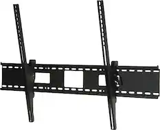Angle. Peerless-AV - SmartMount Tilt Display Wall Mount For Most 60" - 98" Flat Panel Displays - Semi-gloss Black.