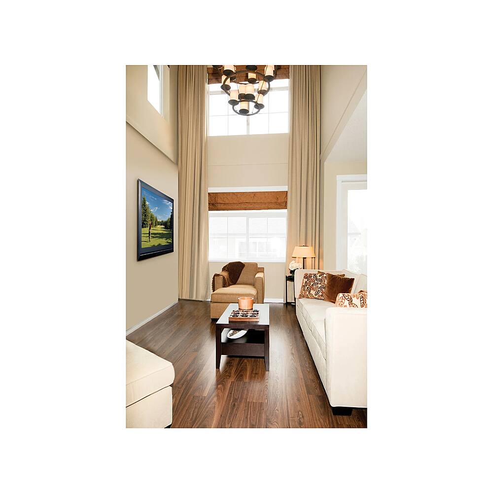 Alt View 40. Peerless-AV - Universal Ultra Slim Flat Wall Mount For 32" to 56" Ultra-thin Flat Panel Displays* - Gloss Black.