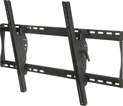 Angle. Peerless-AV - SmartMount Tilt TV Display Wall Mount For Most 39" - 80" TVs,Flat Panel Displays - Semi-gloss Black.