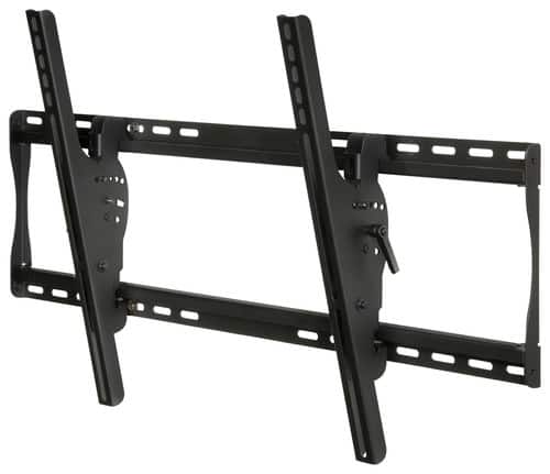 Peerless-AV - SmartMount Tilt TV Display Wall Mount For Most 39" - 80" TVs,Flat Panel Displays - Semi-gloss Black - Front_Zoom