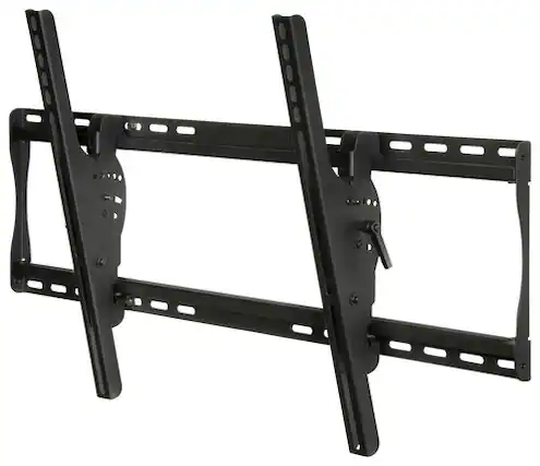 Front. Peerless-AV - SmartMount Tilt TV Display Wall Mount For Most 39" - 80" TVs,Flat Panel Displays - Semi-gloss Black.