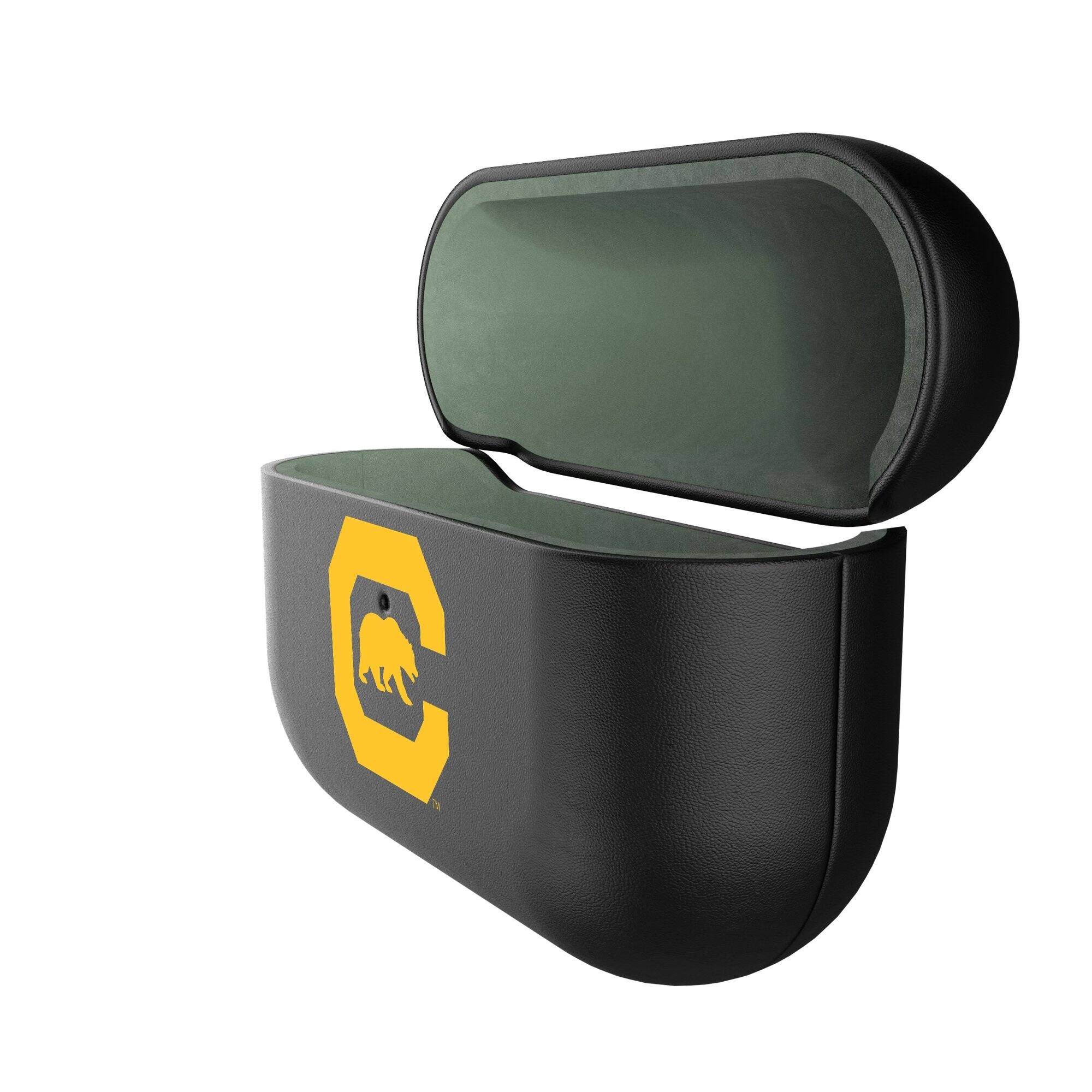 Alt View 1. Keyscaper - Cal Bears Cal Bears Insignia 1st Gen AirPods Pro Case Cover - Black.