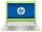 HP - 14" Chromebook - NVIDIA Tegra - 2GB Memory - 16GB Flash (eMMC) Memory - Neon Green-Front_Standard