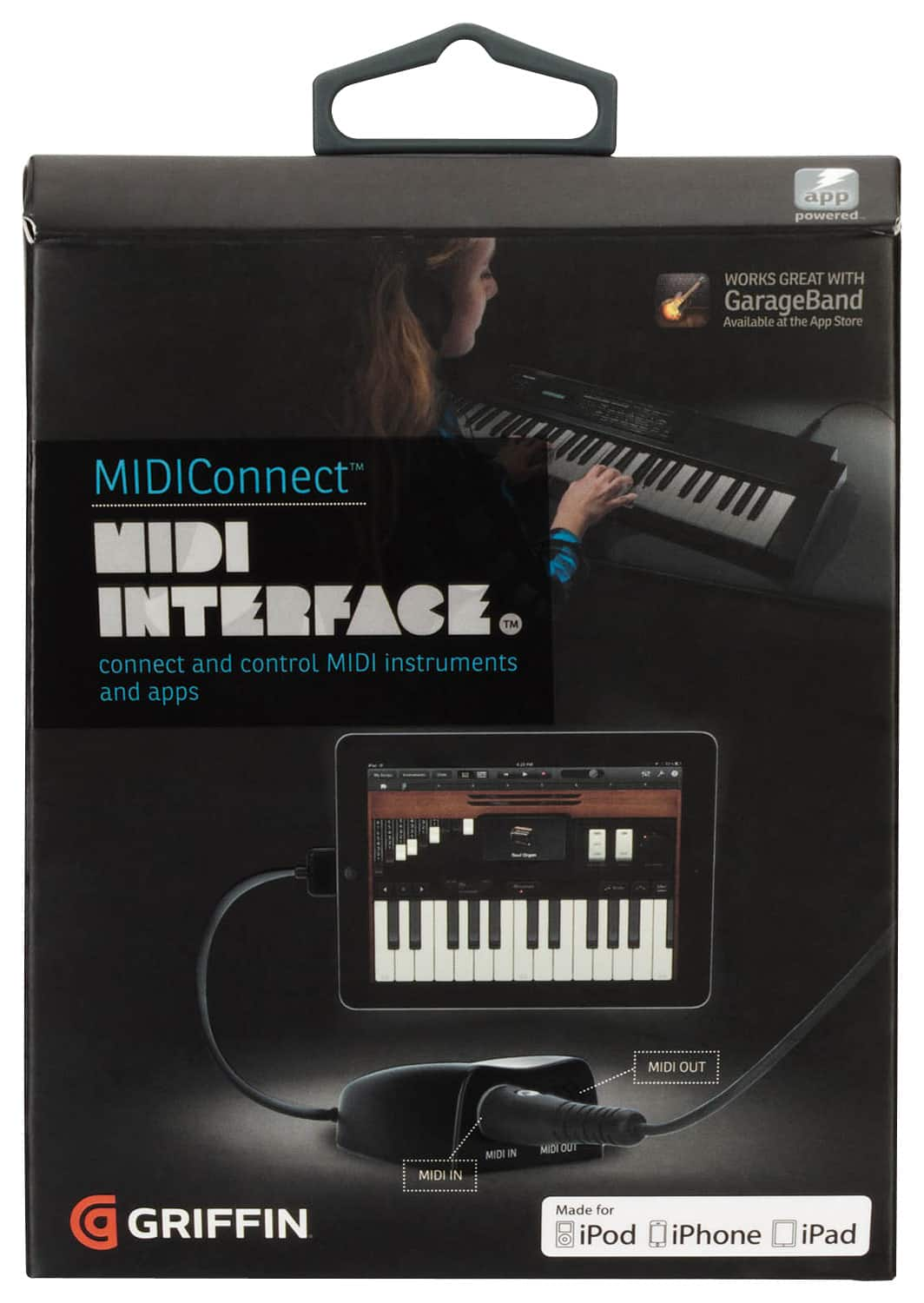 Best Buy: Griffin Midiconnect Midi Audio Interface Black Gc17134