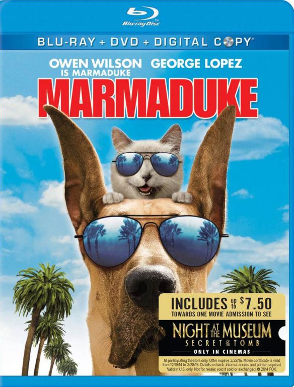  Marmaduke [2 Discs] [Includes Digital Copy] [Blu-ray/DVD] [2010]